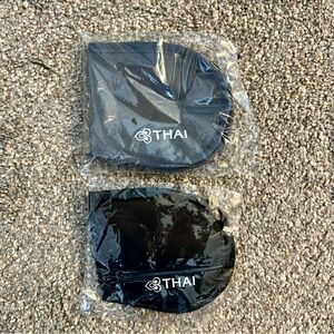 Thai Air Black Travel Eye Masks (set of 2)
